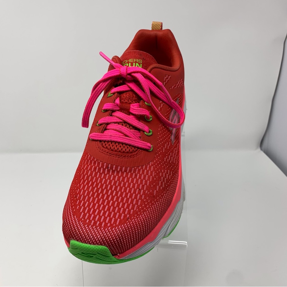 Skechers Max Cushioning Elite Spark Red and Pink Size 10 - Picture 2 of 16